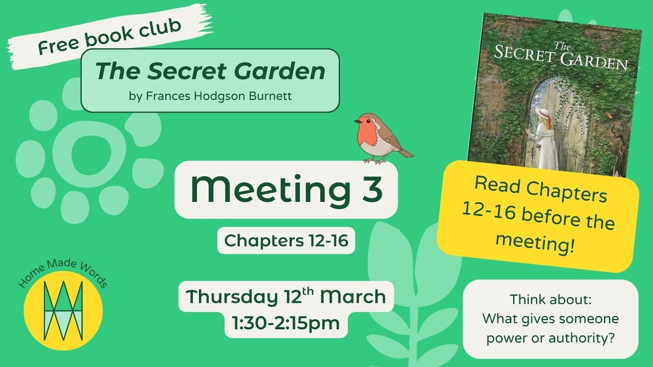 The Secret Garden Book Club - Meeting 3