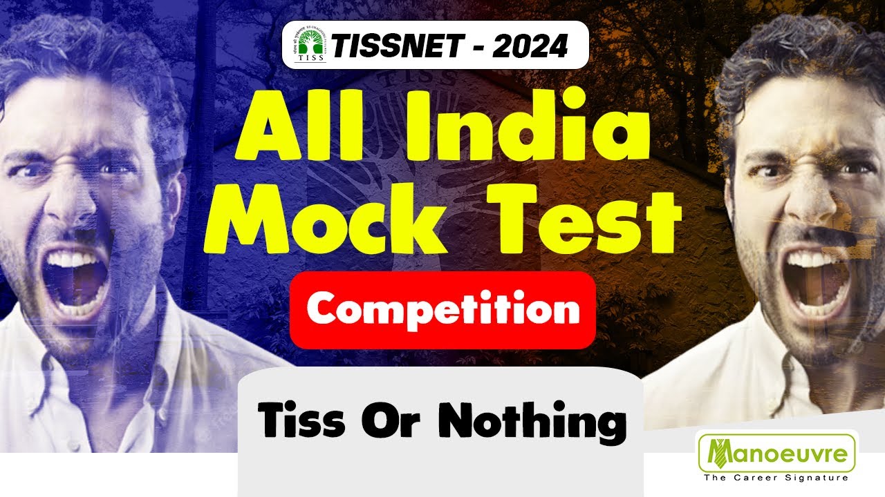 TISSNET 2024 - All India Mock Test | Competition | TISS OR Nothing | Watch Now