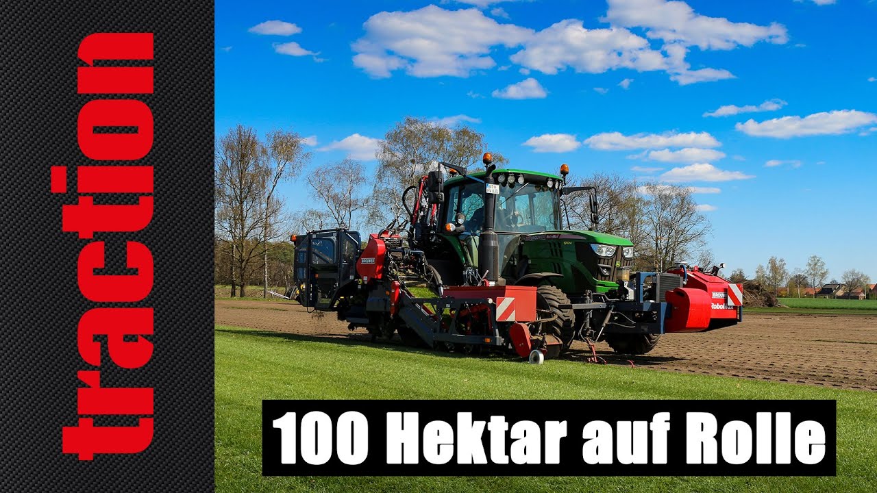 100 Hektar auf Rolle – Rollrasen von Wullengerd