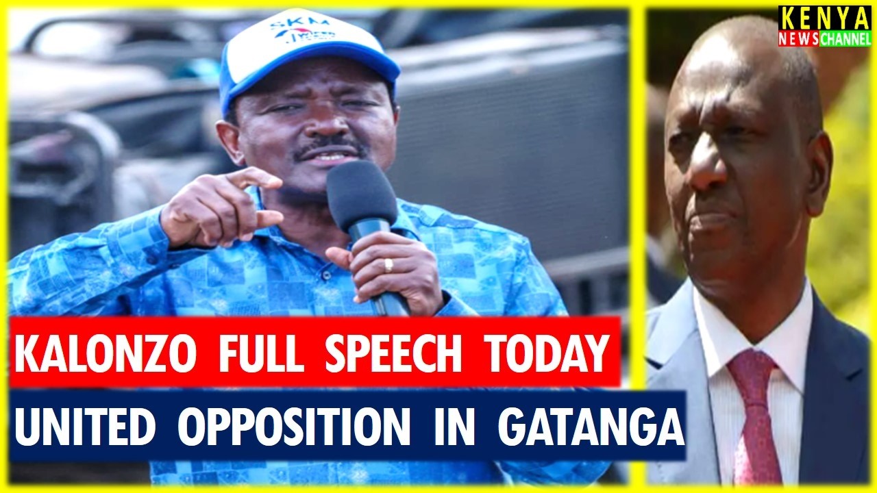 Kalonzo ROARS on Ruto today after Church - Listen to his Full Speech with Gachagua Gatanga Muranga