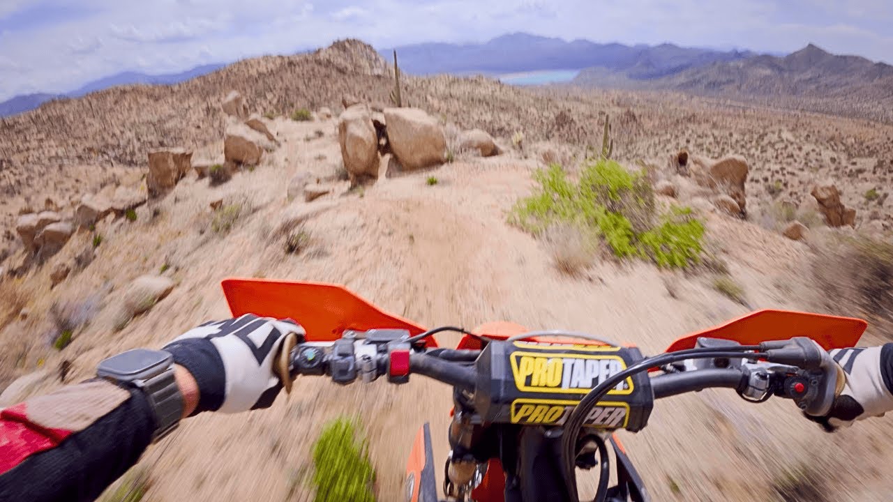 RAW 2-STROKE POV | Riding Arizona's BEST Dirt Bike Trail