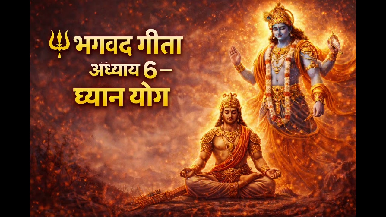 भगवत गीता अध्याय 6 ध्यान योग ।।