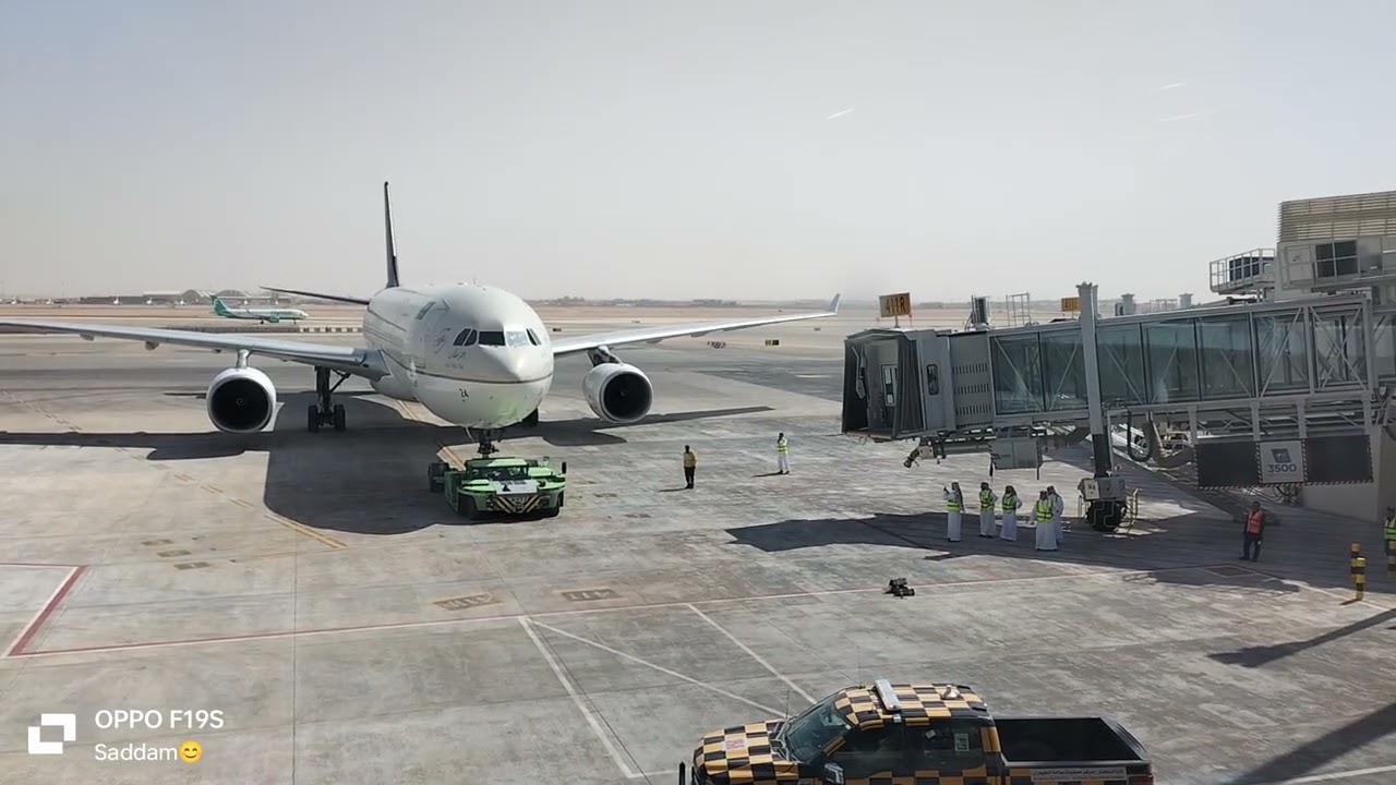 Saudi Arabia Riyadh airport Terminal 4 ready for takeoff 