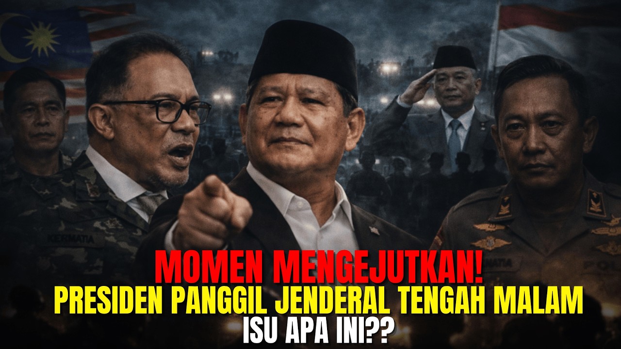 Tengah Malam! Presiden Tiba-Tiba Panggil Seluruh Jenderal TNI–Polri, Ada Apa dengan Isu Malaysia?