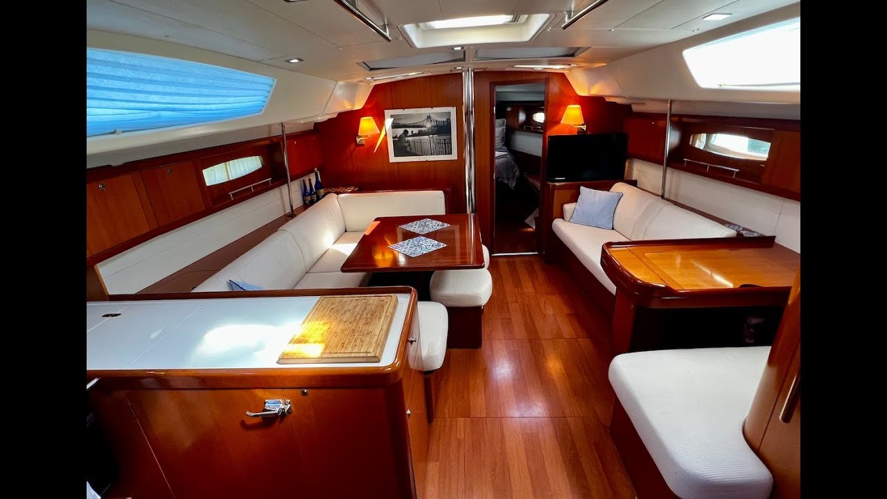 Beneteau 50 Oceanis interior walkthrough
