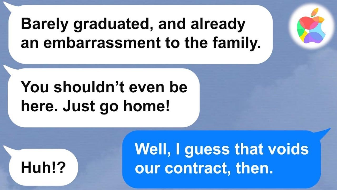 【Apple】My university grad sister kicked my self employed husband and I out of her wedding, but…