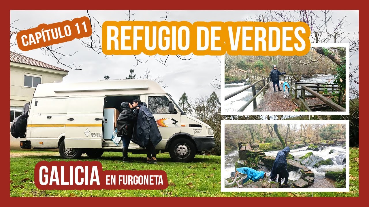 Nos pilla la TORMENTA en mitad de ruta!! Descubriendo Galicia en furgoneta Camper🚐 REFUGIO DE VERDES
