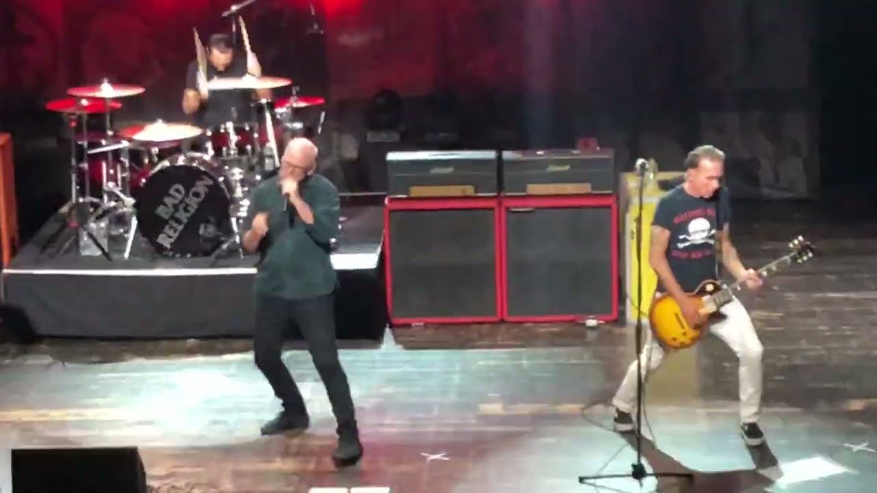 BAD RELIGION -THEM AND US, END OF HISTORY & F. YOU Open Set at the House of Blues Orlando FL 9/19/19