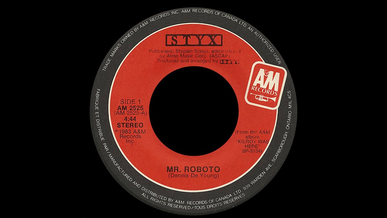 Styx ~ Mr Roboto 1983 Extended Meow Mix
