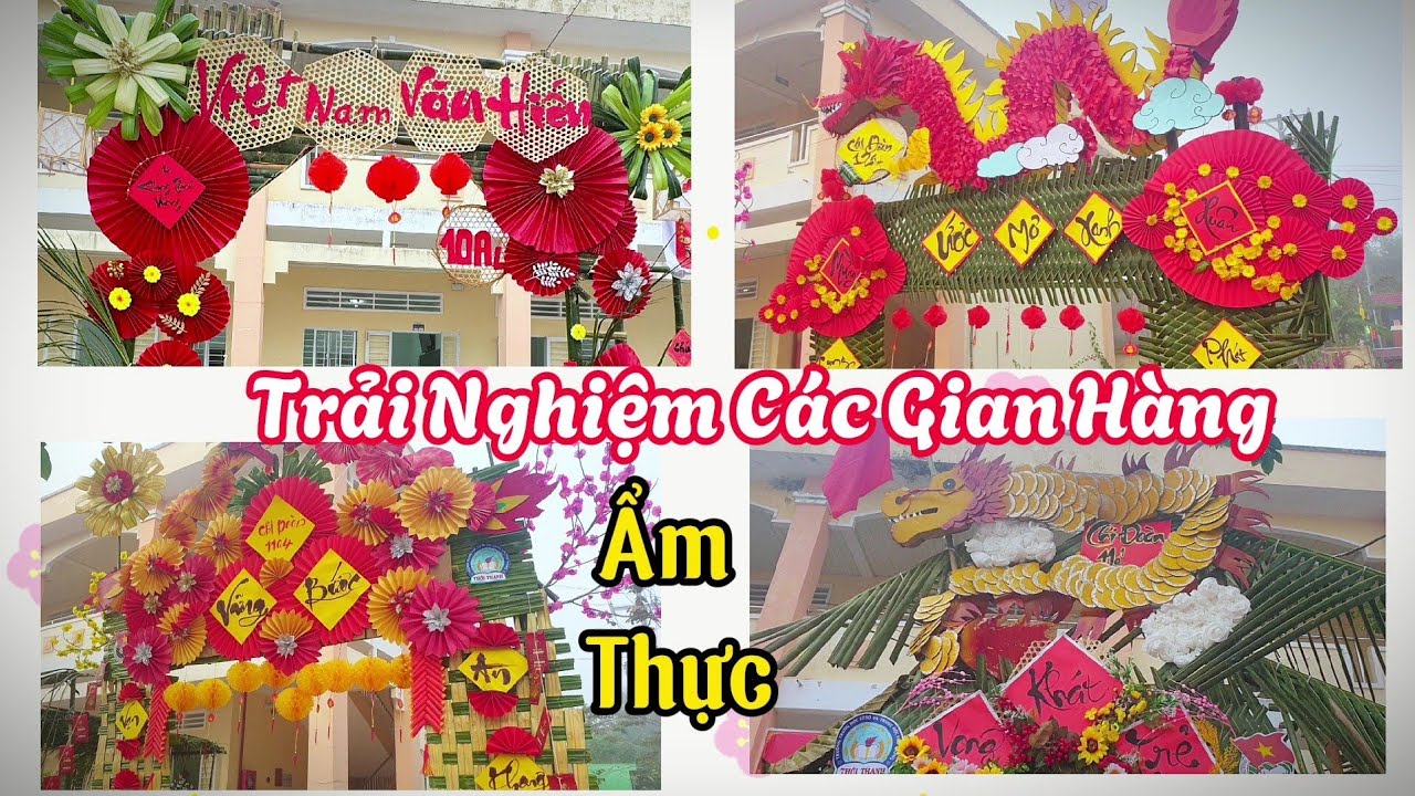 Trải Nghiệm Các Gian Hàng Ẩm Thực Tại Hội Xuân 2024 Trường THCS&THPT Thới Thạnh|@Vũ Thi Home