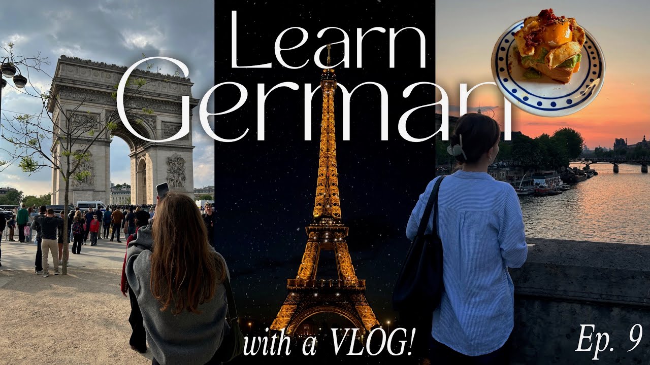 (с субтитрами) Учите немецкий с помощью VLOG! Эпизод 9 / Парижские приключения 🥐