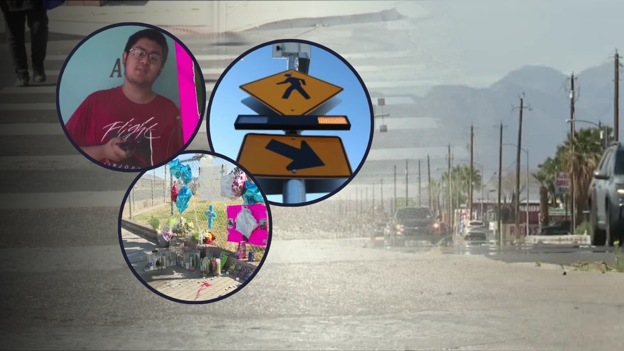 Traffic safety upgrades planned for Las Vegas crosswalk after teen's death