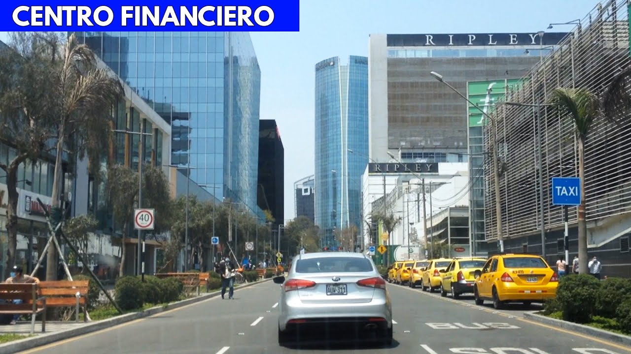 Driving Tour por el Centro Financiero de Lima - San Isidro | Los edificios más altos del Peru 2020