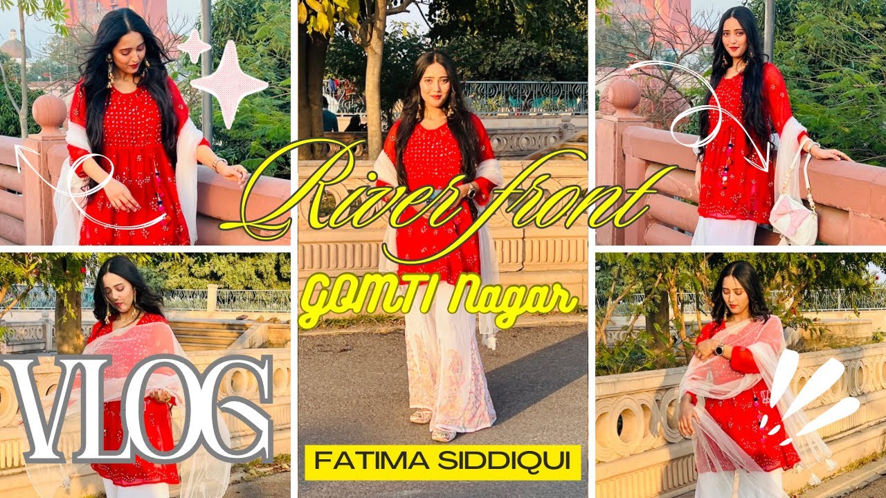 River Front Gomti Nagar LUCKNOW Uttar pradesh ✨ || FATIMA SIDDIQUI || #shorts #youtube #subscribe 