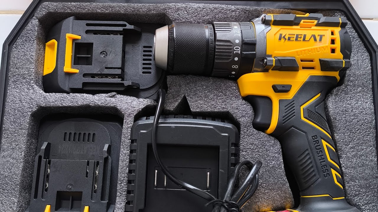 Cordless Impact Drill (13mm Basic) KEELAT⚡KCD012 - Dengan fitur menarik atau hanya Gimik❔