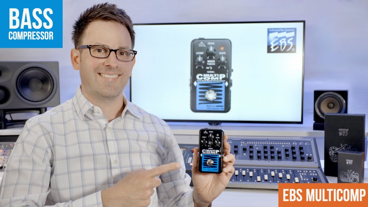 EBS MultiComp Blue Label 👀 Bass Compressor Pedal Tutorial & Review