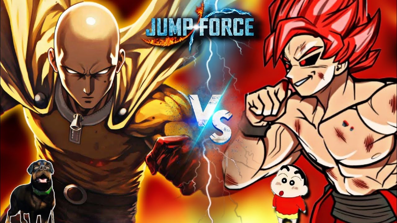 ONE PUNCH MAN против GOKU TERROR ЭПИЧЕСКАЯ БИТВА с SHINCHAN CHOP | JUMP FORCE MUGEN