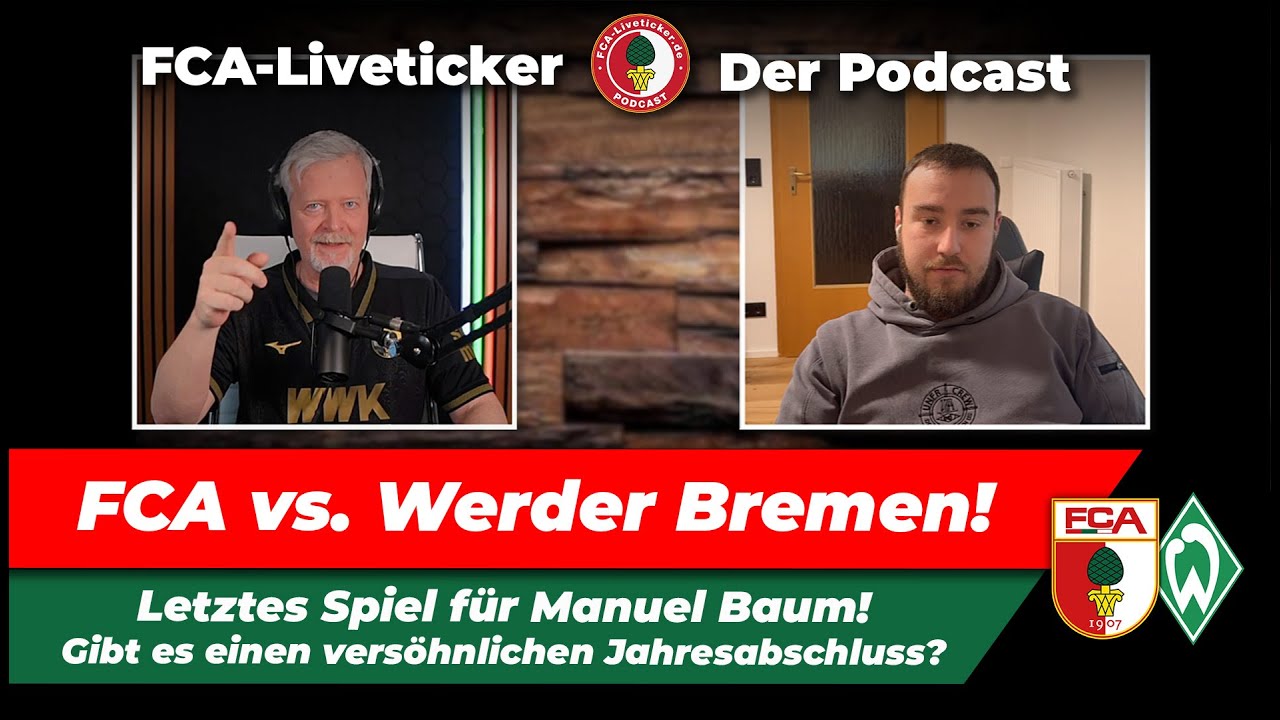 Zieleinlauf im „Sprint“ von Manuel Baum  ⚽️  FCA empfängt kriselndes Werder