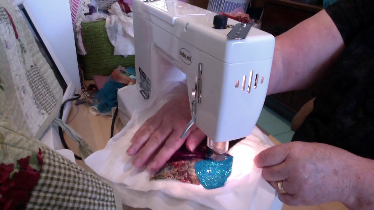 Here is a little demo of the embellishing machine