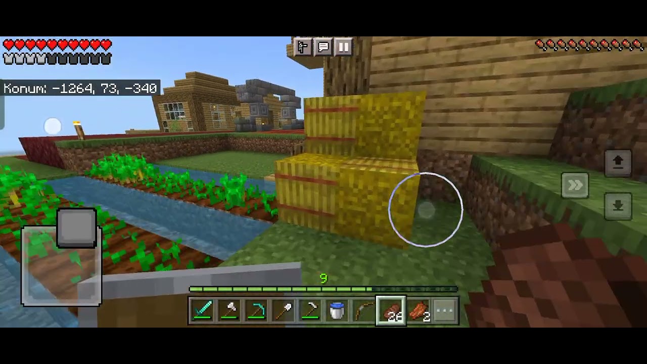 (MİNECRAFT Bölüm 1) Arkadaşlar kendim yaptığım Survivor dünyamda kendi evimi ve yaptığım yerler var