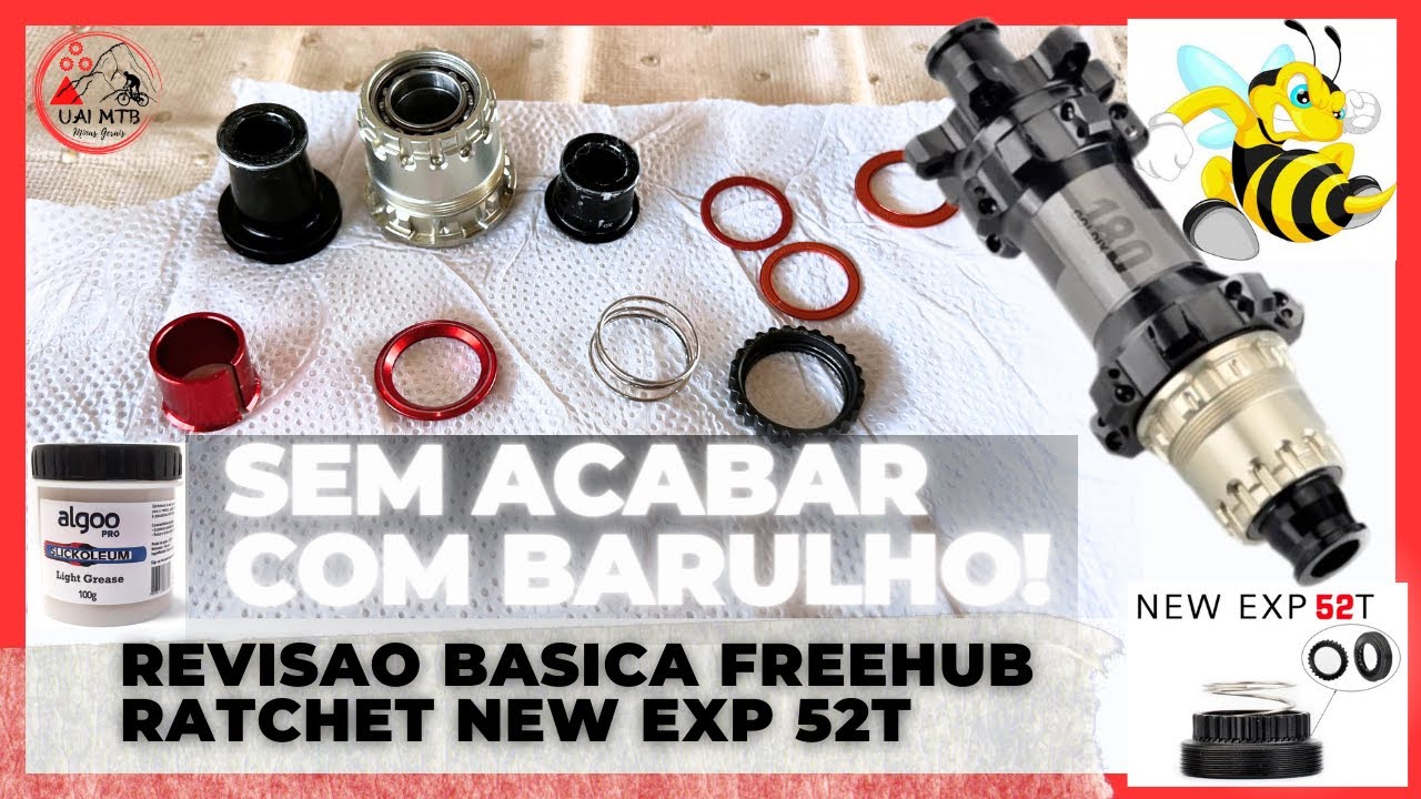 DICA de Revisão BÁSICA nos cubos Goldix 180 Ratchet EXP 52T
