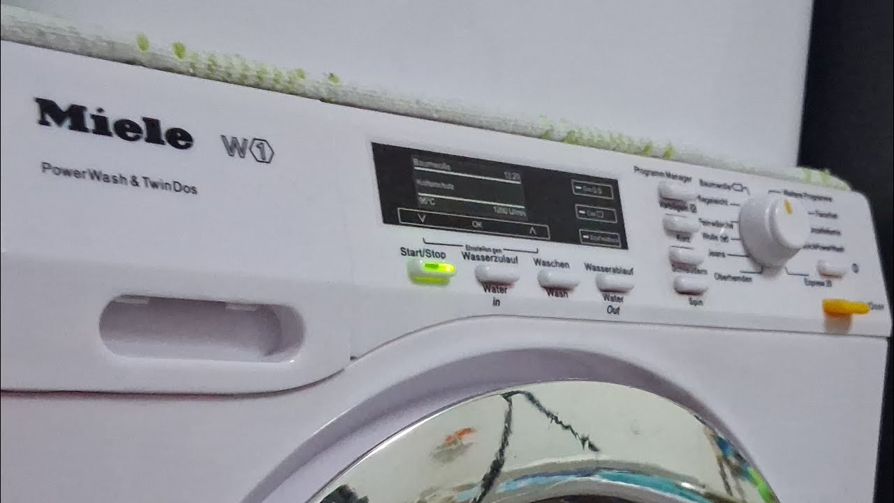 Miele W1 Baumwolle/Cottons 90° full cycle 