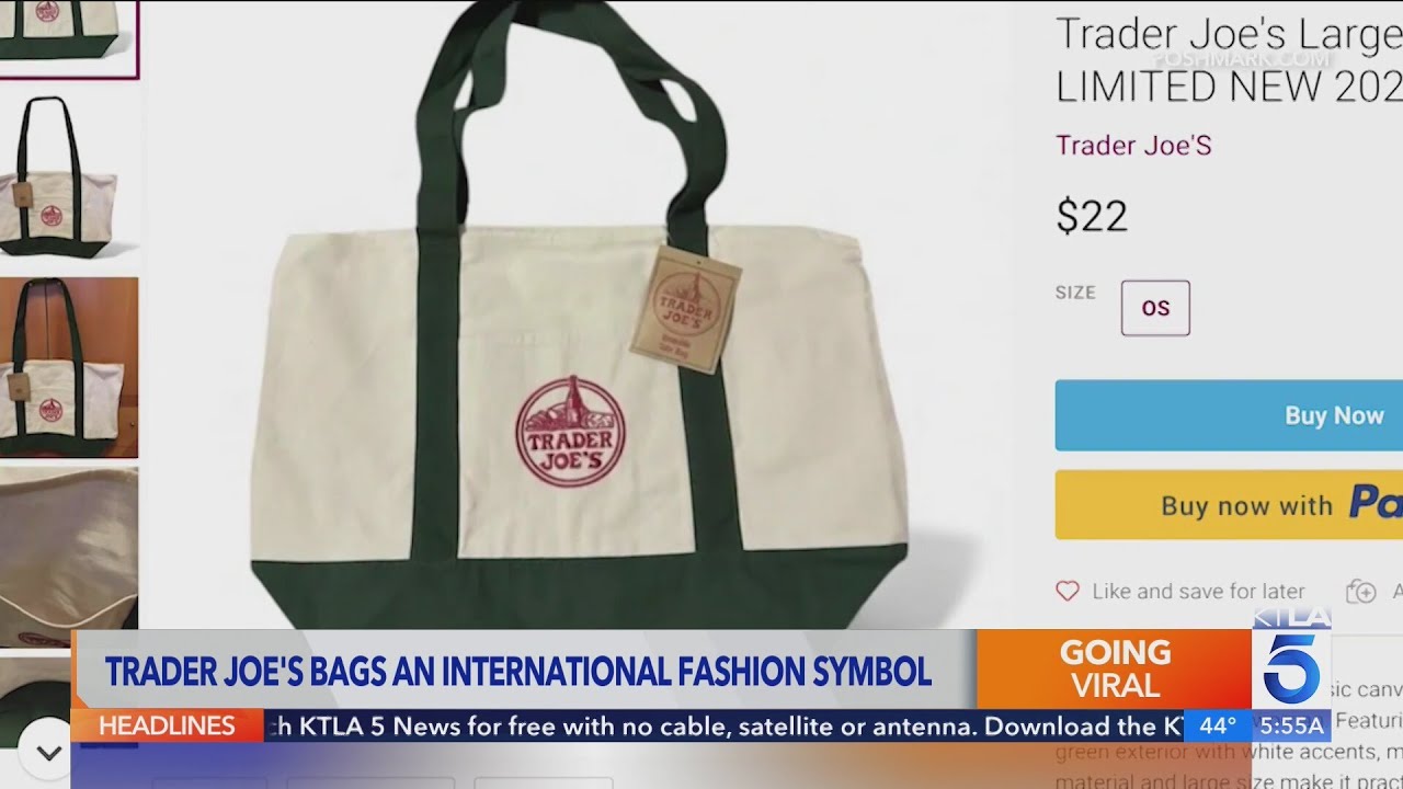 Trader Joe's bags now an international fashion symbol