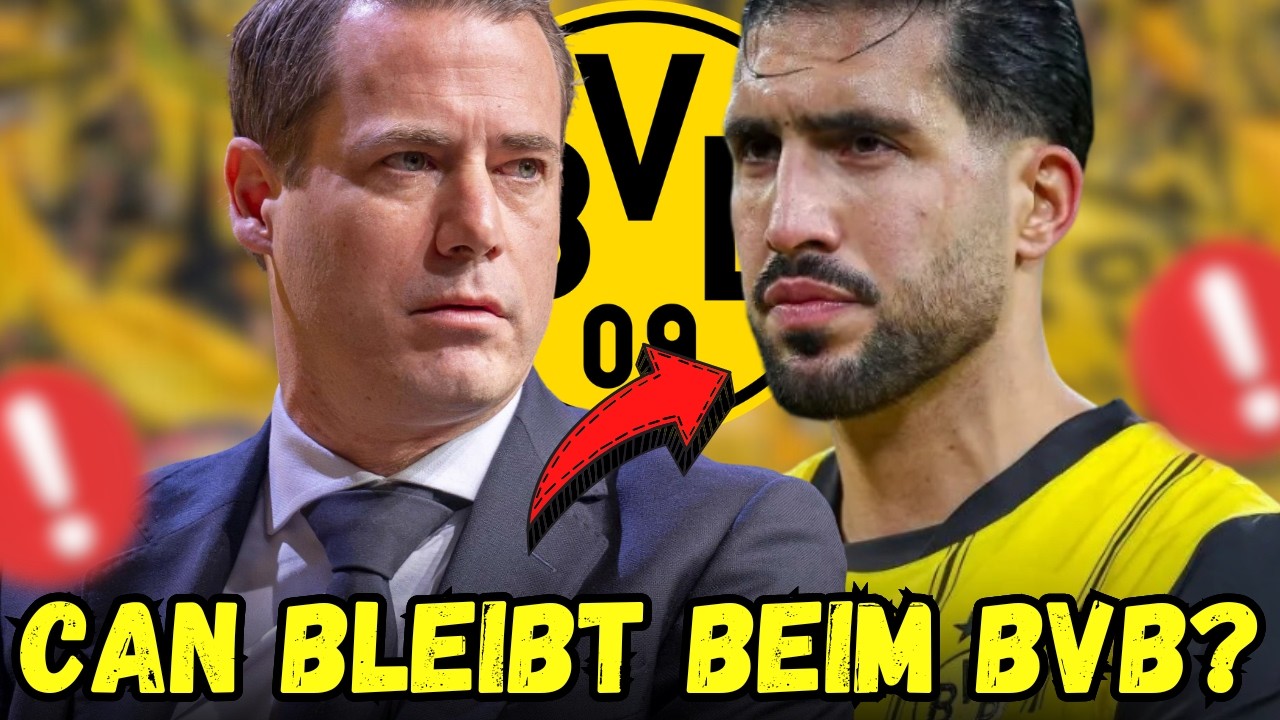 BVB: Emre Can schwer verletzt – doch Borussia Dortmund plant trotzdem mit seinem Vertrag