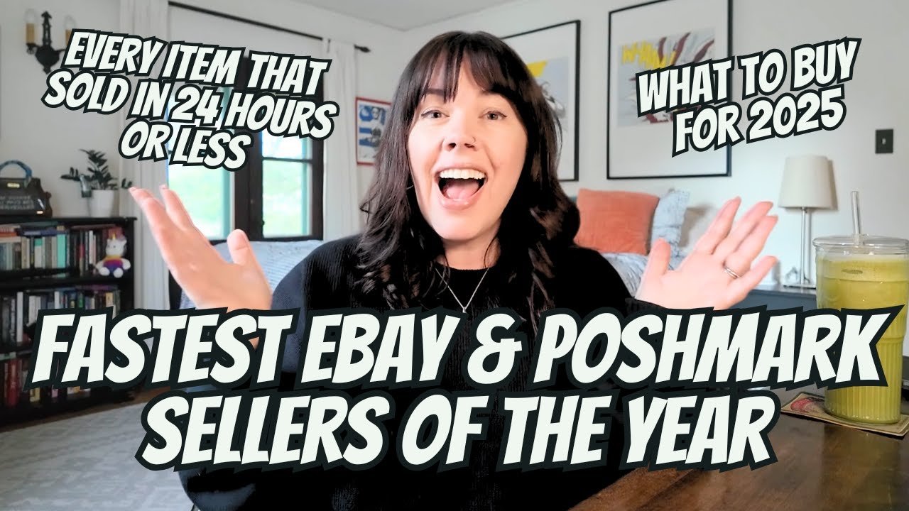 My Fastest Poshmark and Ebay Sales of 2024.  Everything that sold in 24 hours or less in 2024!
