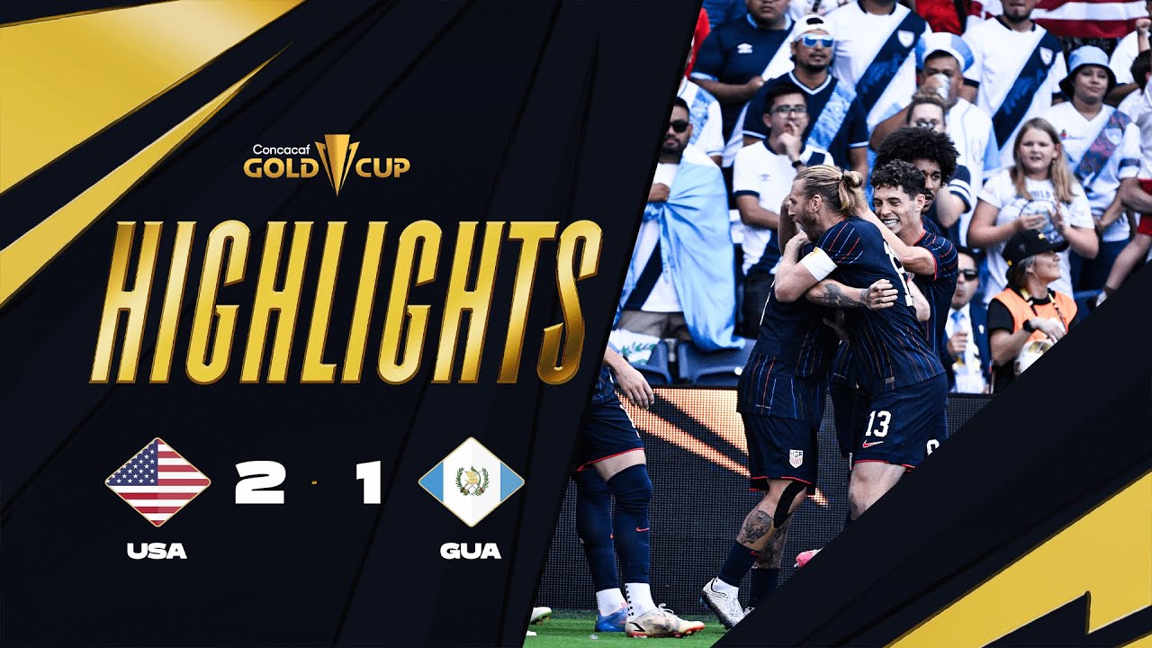 United States 2-1 Guatemala | Gold Cup 2025 | Semifinals