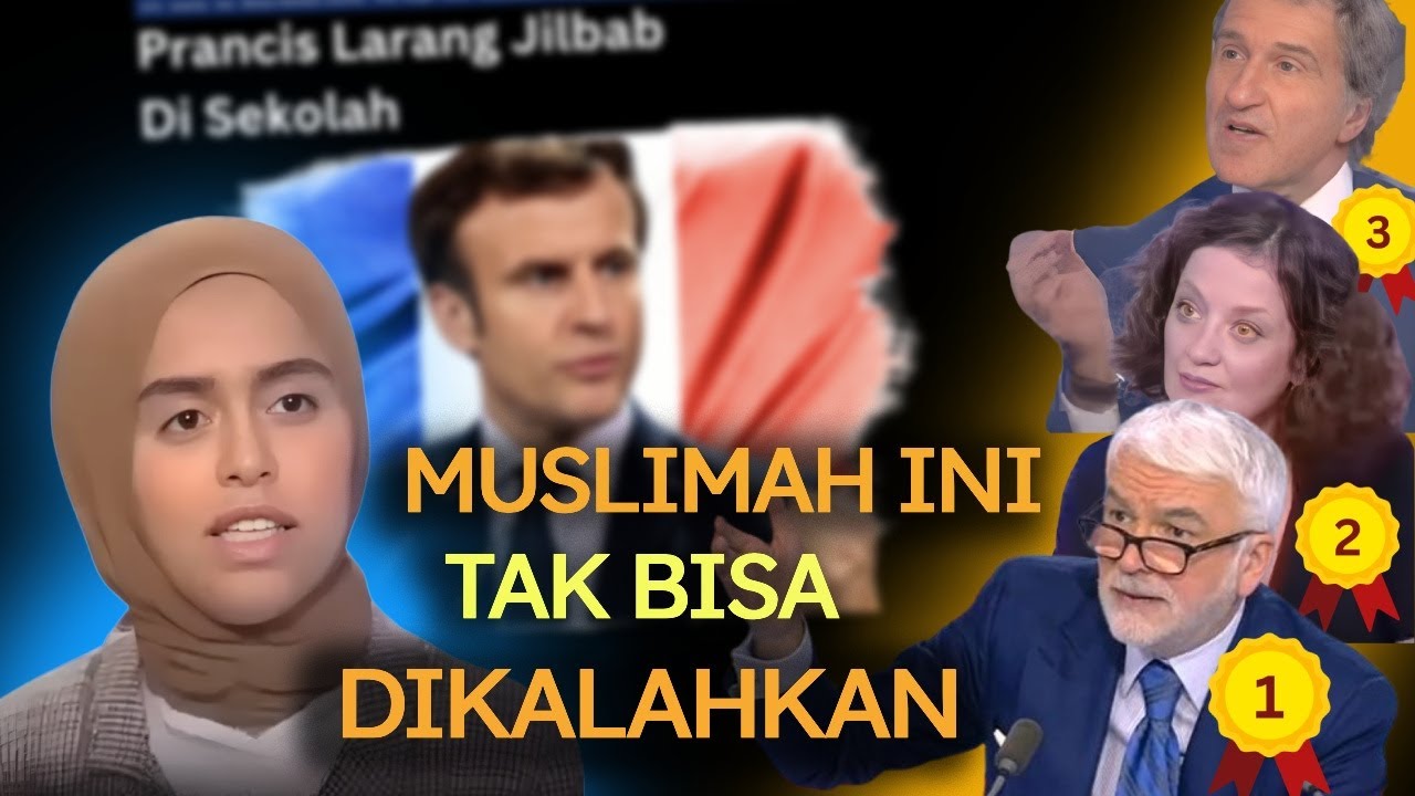 KEBENARAN ISLAM | Muslimah ini Membungkam Tiga Jagoan TV Ternama di Prancis