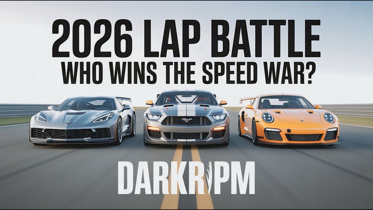 ‏Битва кругов 2026 года: Corvette ZR1 против Mustang GTD против 911 GT3 RS — кто победит в войне ...
