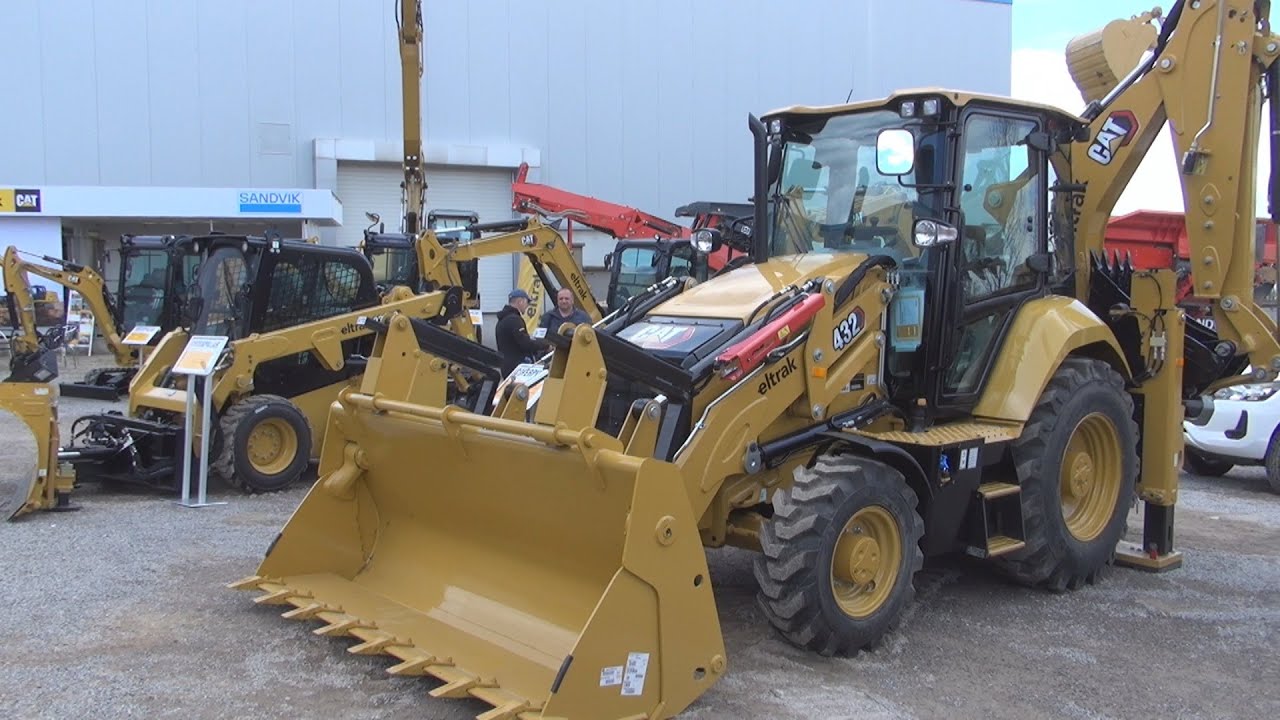 Cat Caterpillar 432 Side Shift Backhoe Loader (2023) Exterior and Interior