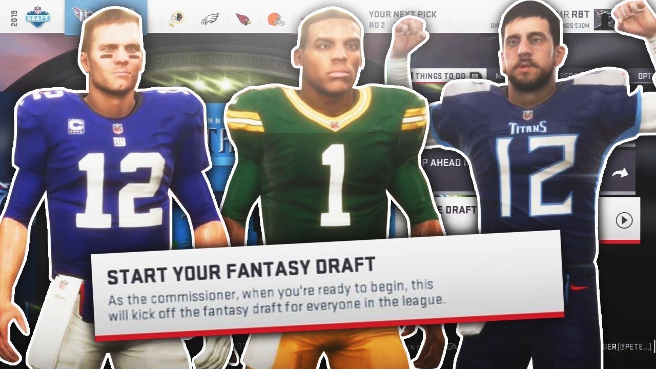 RESTARTING THE NFL WITH A FANTASY DRAFT! Madden 19 Connected Franchise