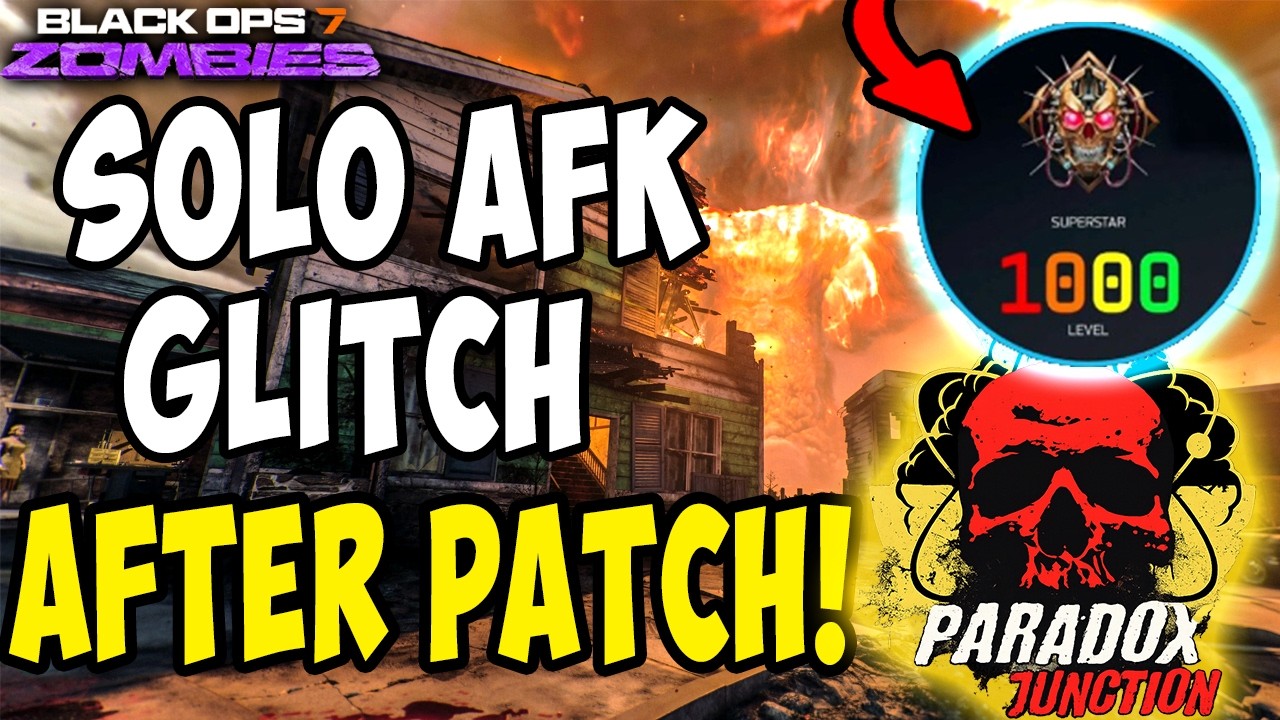 SOLO AFK Glitch UPDATE After Patch! Infinite XP On Paradox Junction (BO7 Zombies)