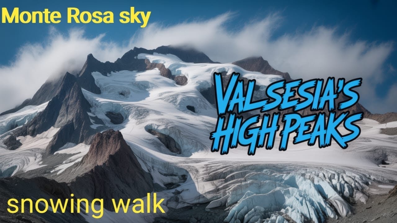 Algana Valsesia monte rosa italy 🇮🇹  snowing walk. Hidden gem alagana in Piedmont Region.