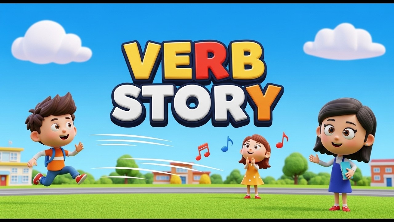 Verb Story for Kids | What Is a Verb? | Doing Words in English