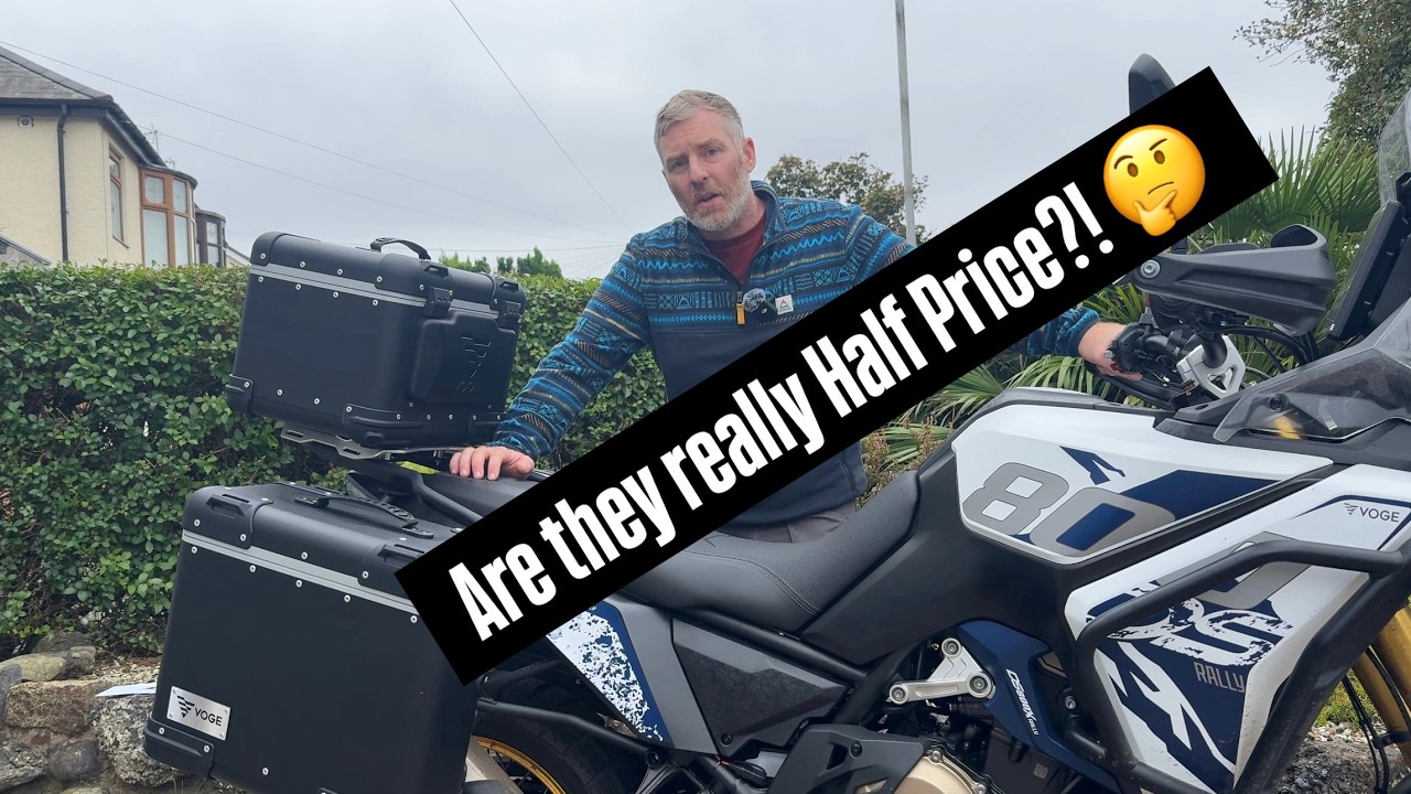 VOGE DS800X Rally Factory Supplied Pannier & Topbox Luggage Detailed Review