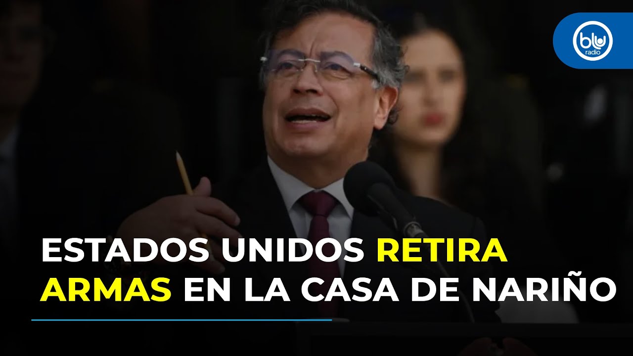 Estados Unidos retiró 150 armas que hacían parte de la seguridad de la Casa de Nariño: Petro