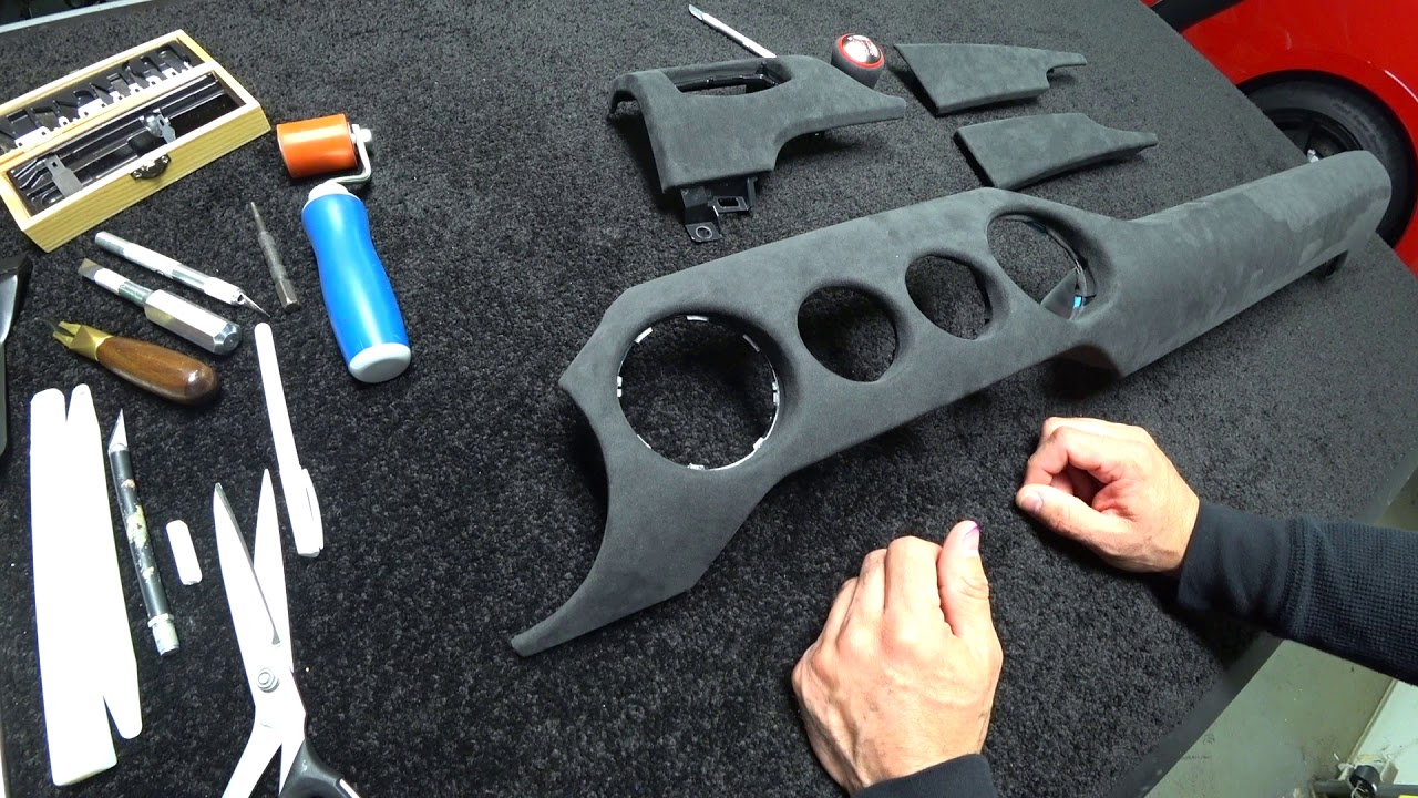 Shelby GT350 Custom Alcantara Dash Panels