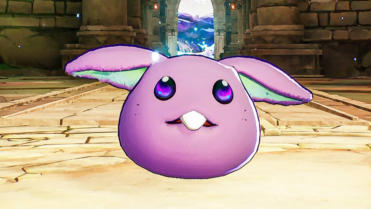 Visions of Mana - Black Rabite Secret Boss Fight (Hardest Boss in the Game)