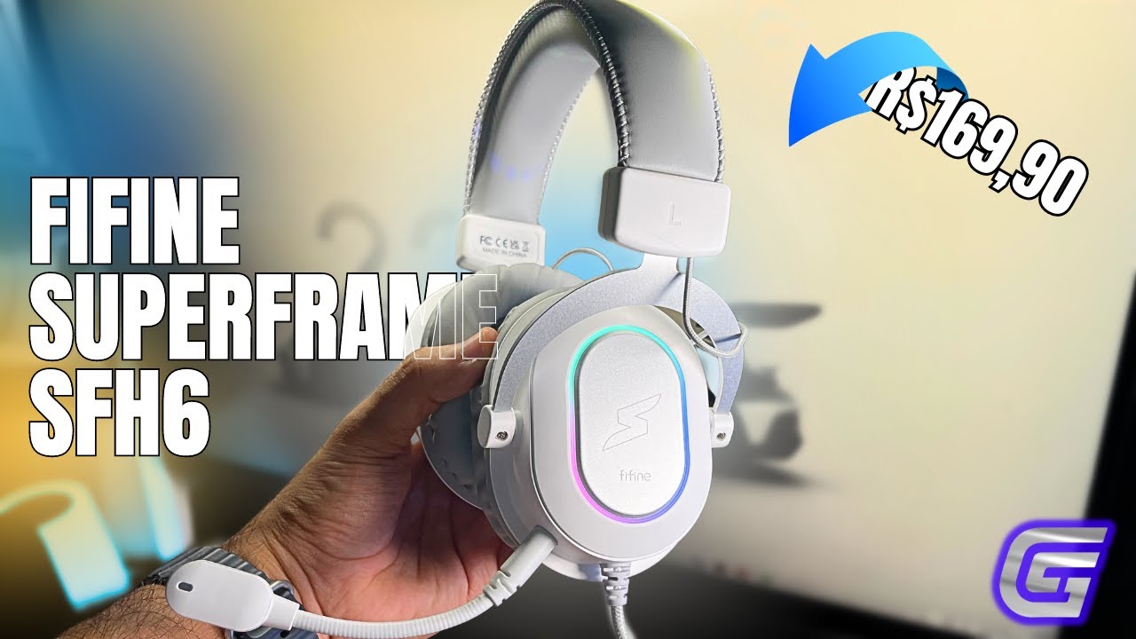 HEADSET FIFINE SUPERFRAME SFH6 - MUITO BARATO PELO QUE ENTREGA