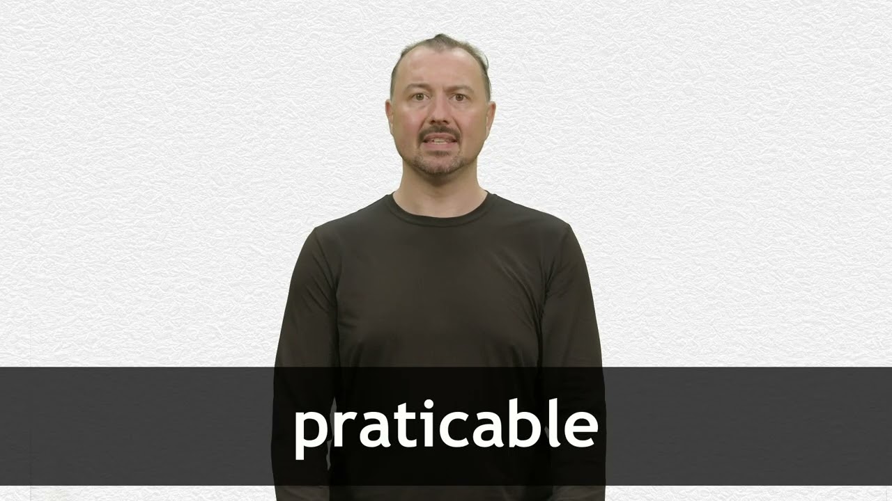 How to pronounce PRATICABLE in French