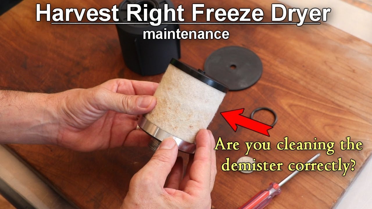How to properly clean the demister on your Harvest Right Vacuum Pump