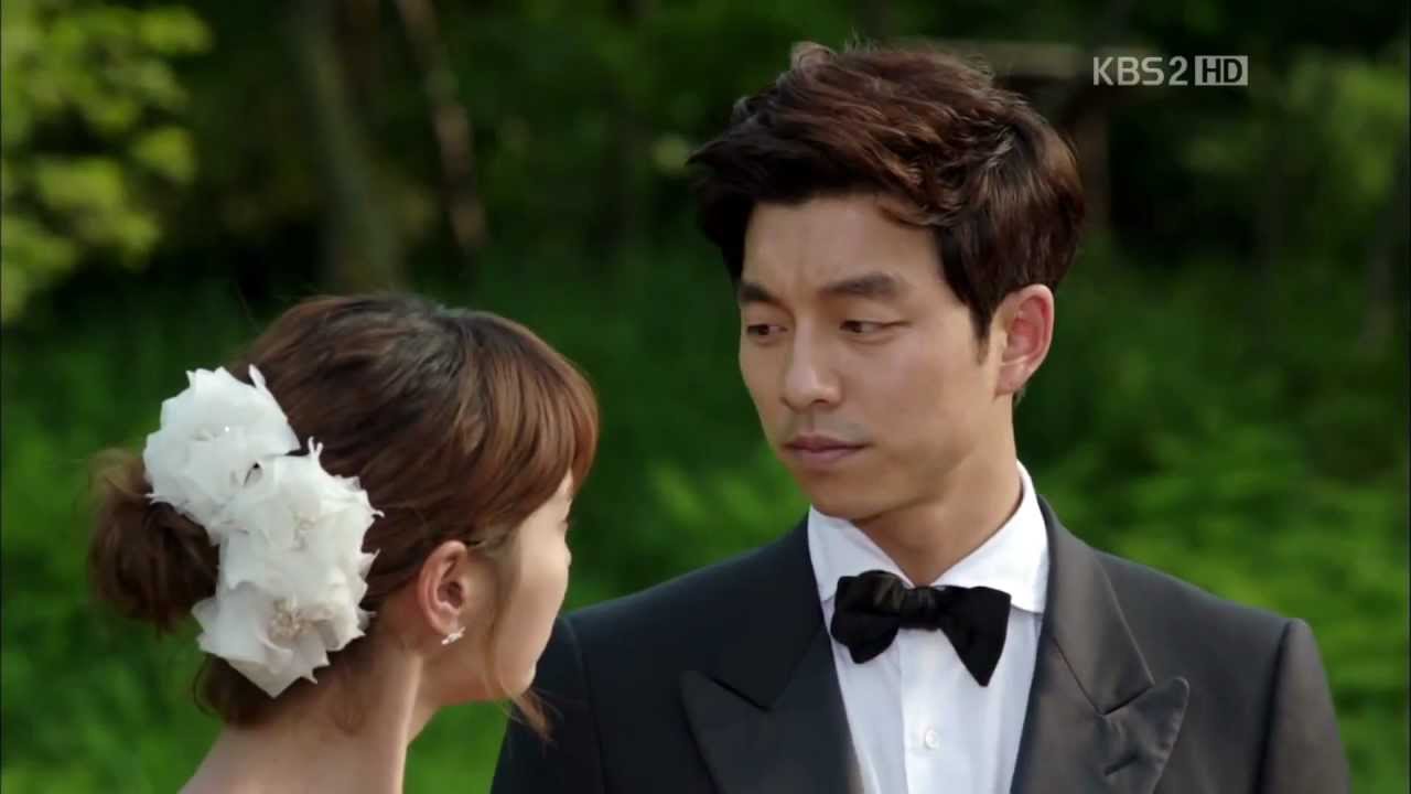 빅 Big HD - Kiss scene - wedding photoshoot (Gong Yoo & Lee Min-jeong)