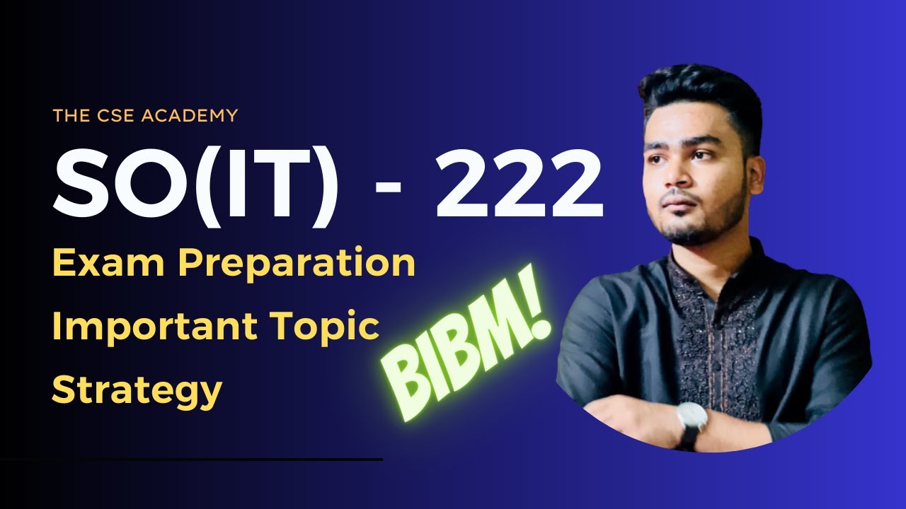 Senior Officer (IT) Job Preparation 2023 | Important Topic & Strategy | BIBM