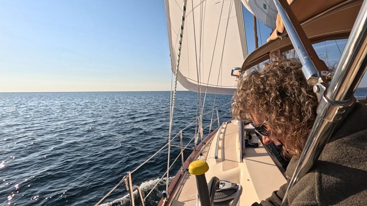 Poor Sailing from Presque Isle Harbor to Alpena in June '25