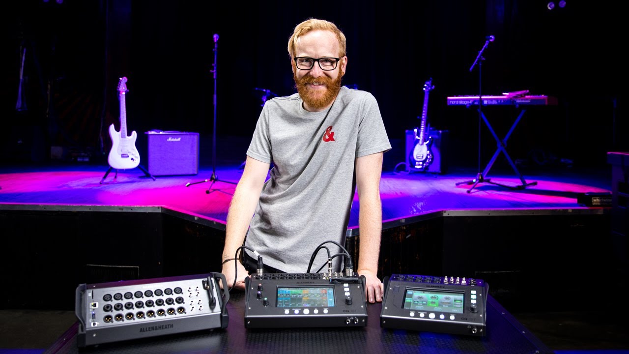 Микшеры Allen & Heath серии CQ (CQ-12T, CQ-18T, CQ-20B) | Демонстрация и обзор функций