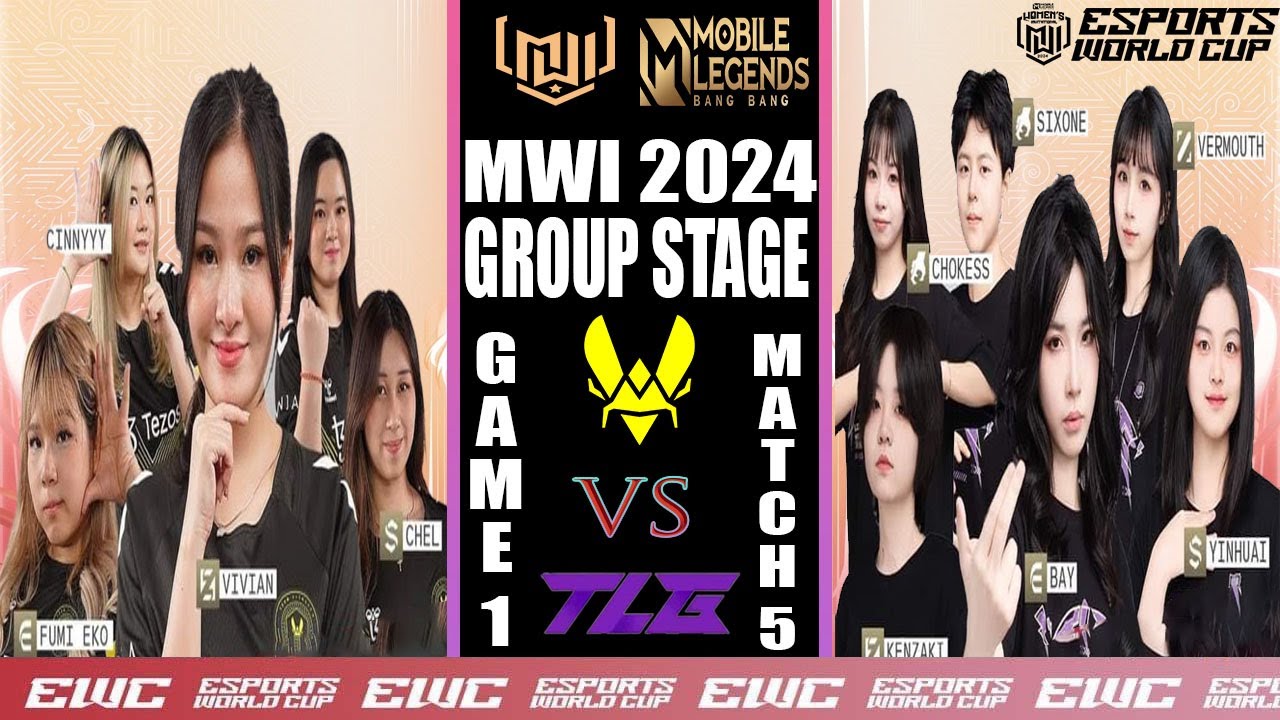 TEAM VITALITY (TV) VS TIDAL LEGENDS GAMING (TLG) | GAME 1 GROUP STAGE | MWI 2024 X EWC | ENGLISH