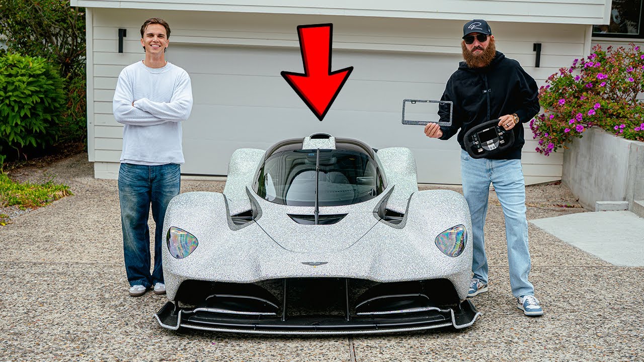 My Boss REACTS To His New Bedazzled Aston Martin Valkyrie